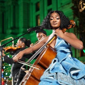 Philadelphia City Hall Tree Lighting Ceremony, Thursday Dec. 2, 2021, in Philadelphia. (Welcome America Photo/ Joseph Kaczmarek)